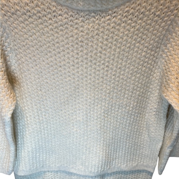 Rachel Roy High Low Cream Knit Sweater, Sz Small . - Picture 6 of 8